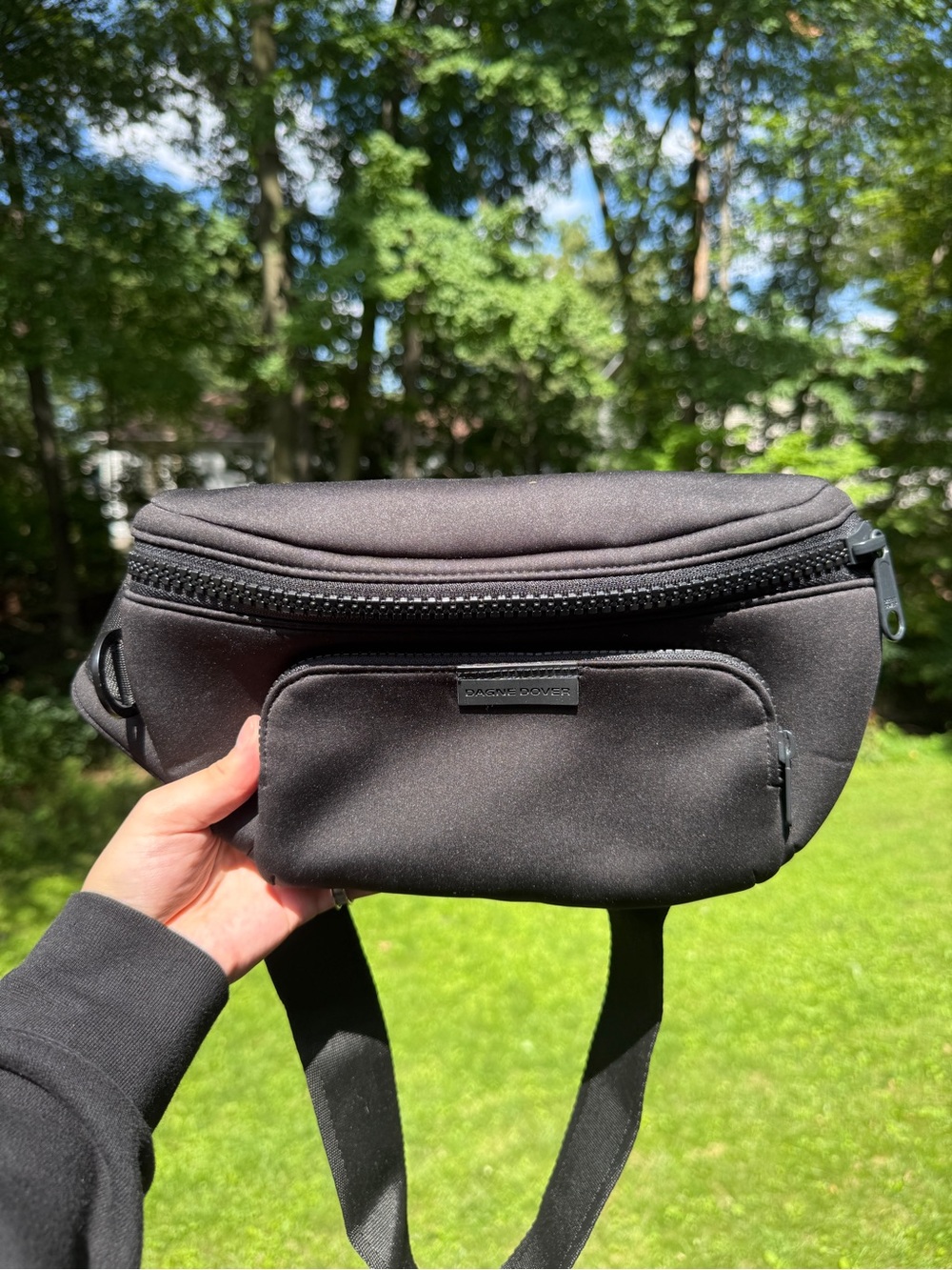 Dagne Dover Black Waist Pack